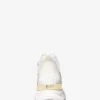 Katrina Signature Logo and Metallic Lizard Embossed Trainer