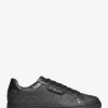 Keating Logo and Leather Sneaker