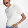 Knit Short-Sleeve Sweater Knit Short-Sleeve Sweater