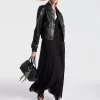 Pleated Georgette Maxi Dress