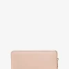 Leather Continental Wristlet
