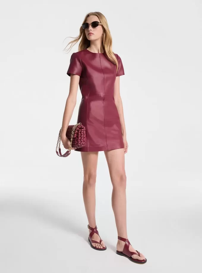 Leather Mini Dress