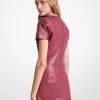 Leather Mini Dress