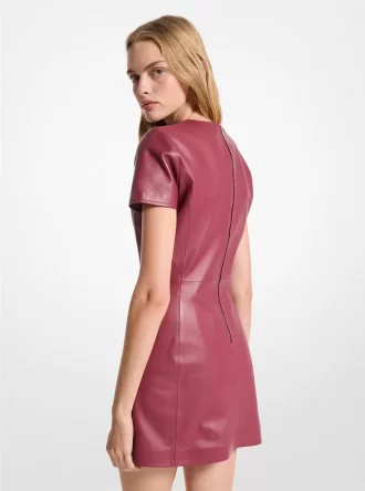 Leather Mini Dress