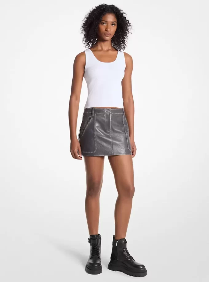 Leather Mini Skirt Leather Mini Skirt