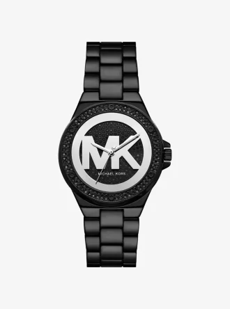Lennox Pavé Black-Tone Watch