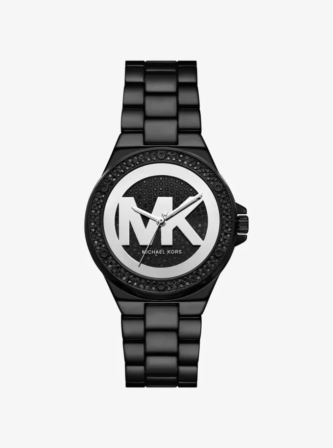 Lennox Pavé Black-Tone Watch Lennox Pavé Black-Tone Watch