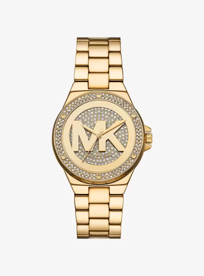 Lennox Pavé Gold-Tone Watch Lennox Pavé Gold-Tone Watch
