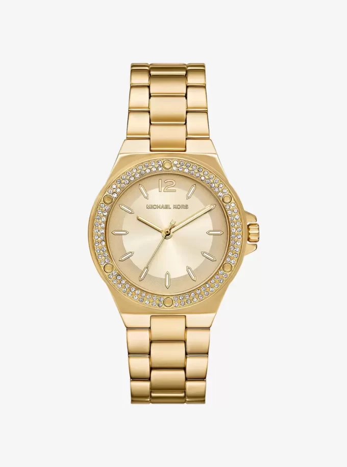 Lennox Pavé Gold-Tone Watch Lennox Pavé Gold-Tone Watch