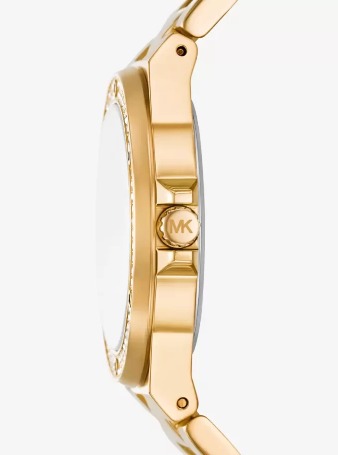 Lennox Pavé Gold-Tone Watch Lennox Pavé Gold-Tone Watch