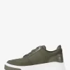 Lexi Embellished Mixed-Media Sneaker