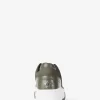 Lexi Embellished Mixed-Media Sneaker