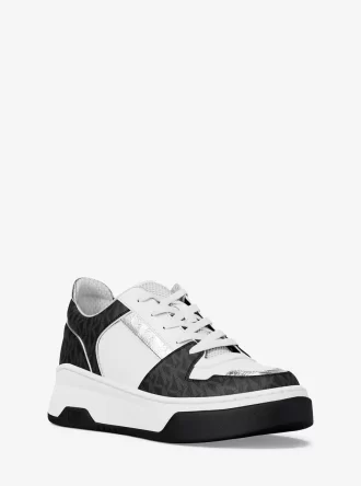 Lexi Mixed-Media Sneaker