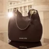 Lillie Large Pebbled Leather Shoulder Bag