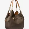 Lillie Large Signature Logo Shoulder Bag