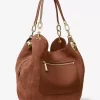 Lillie Large Suede Shoulder Bag