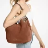 Lillie Large Suede Shoulder Bag