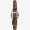 Limited-Edition Petite Maude Silver-Tone and Crocodile Embossed Leather Watch
