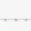 Logo Bezeled Pavé Necklace Logo Bezeled Pavé Necklace