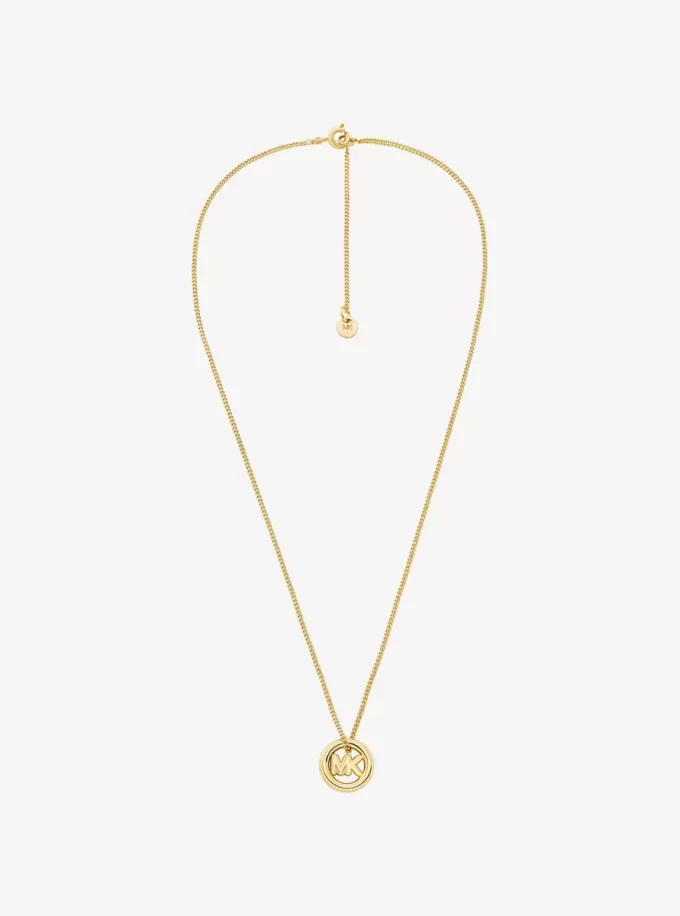 Logo Charm Necklace