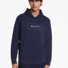 Logo Cotton Blend Hoodie