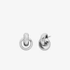 Logo Engraved Chunky Stud Earrings Logo Engraved Chunky Stud Earrings