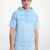 Logo Garment-Dyed Cotton Short Sleeve Hoodie Logo Garment-Dyed Cotton Short Sleeve Hoodie