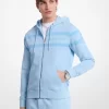 Logo Garment-Dyed Cotton Zip Up Hoodie Logo Garment-Dyed Cotton Zip Up Hoodie