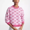 Logo Jacquard Knit Sweater