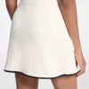 Logo Jacquard Knit Tech Skort