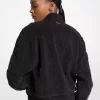 Logo Jacquard Sherpa Zip-Up Jacket