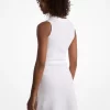Logo Jacquard Zip-Up Dress