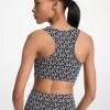 Logo Stretch Nylon Sports Bra