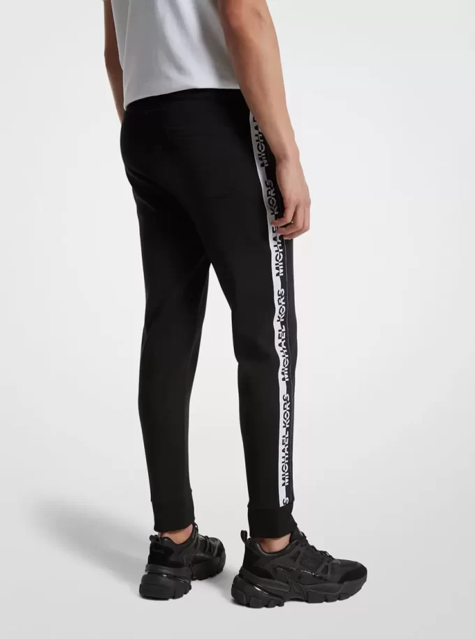 Logo Tape Cotton Blend Joggers Logo Tape Cotton Blend Joggers