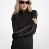 Logo Tape Stretch Nylon Jacket