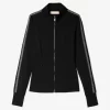 Logo Tape Stretch Nylon Jacket