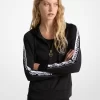 Logo Tape Zip-Up Hoodie