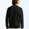 Logo Trim Cotton Blend Sweatshirt Logo Trim Cotton Blend Sweatshirt
