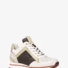 Maddy Two-Tone Logo Trainer