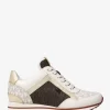 Maddy Two-Tone Logo Trainer
