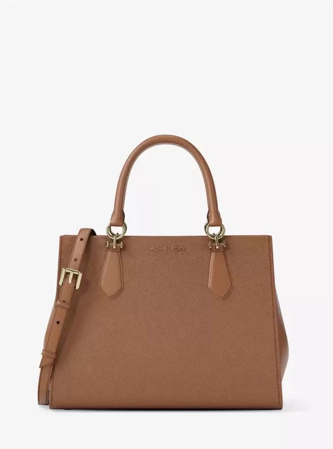 Marilyn Medium Saffiano Leather Satchel Marilyn Medium Saffiano Leather Satchel
