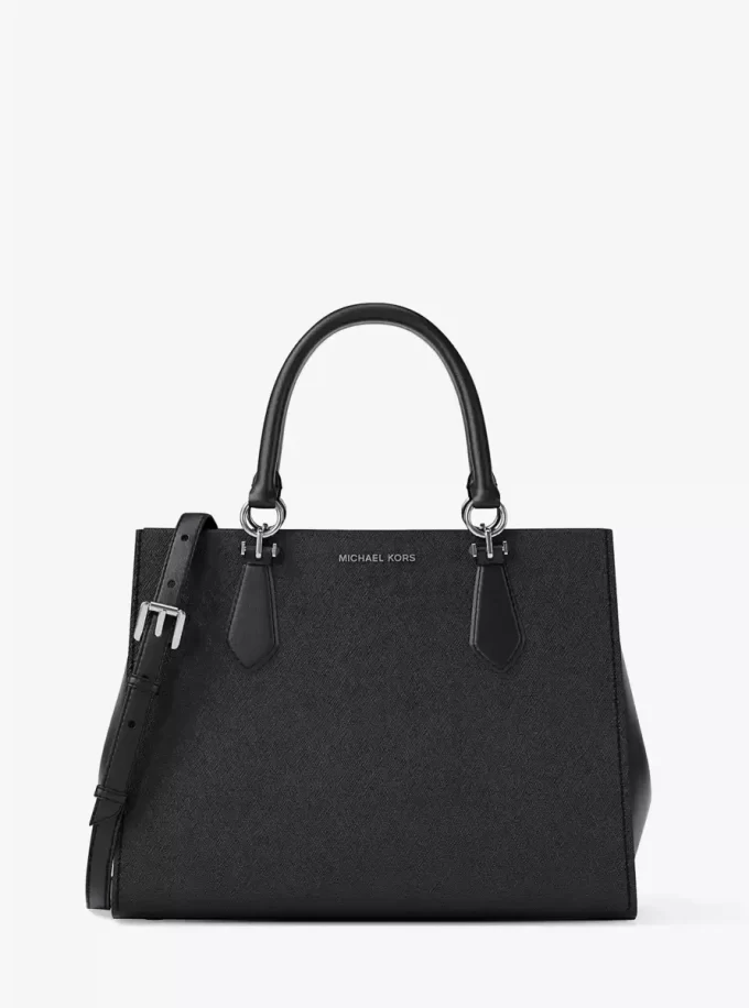 Marilyn Medium Saffiano Leather Satchel Marilyn Medium Saffiano Leather Satchel