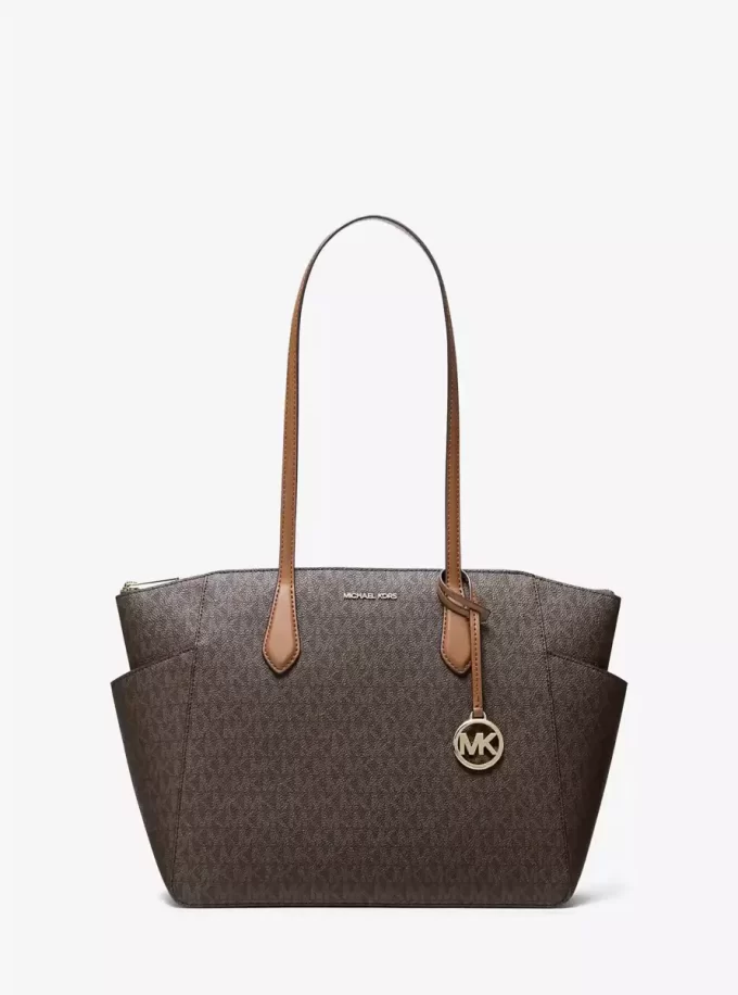 Marilyn Medium Signature Logo Tote Bag