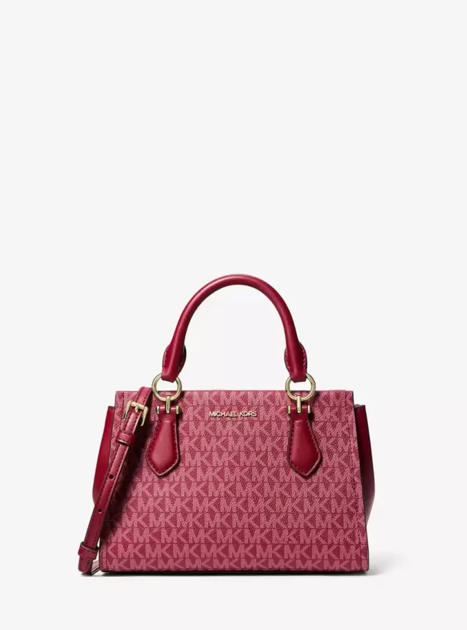 Marilyn Small Signature Logo Messenger Bag