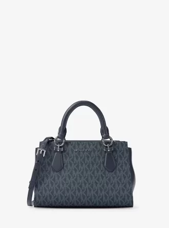 Marilyn Small Signature Logo Messenger Bag