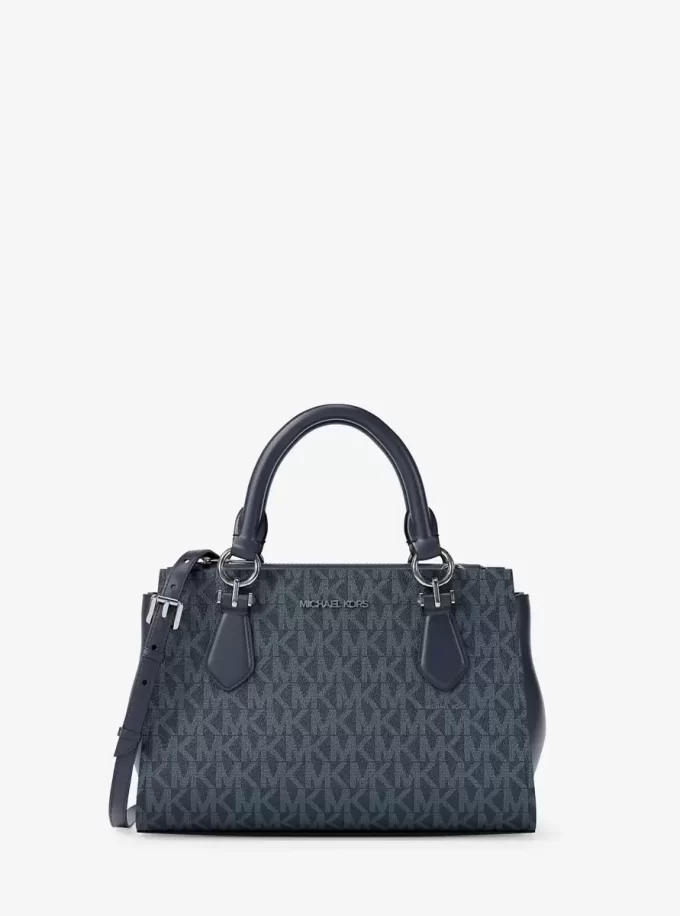Marilyn Small Signature Logo Messenger Bag