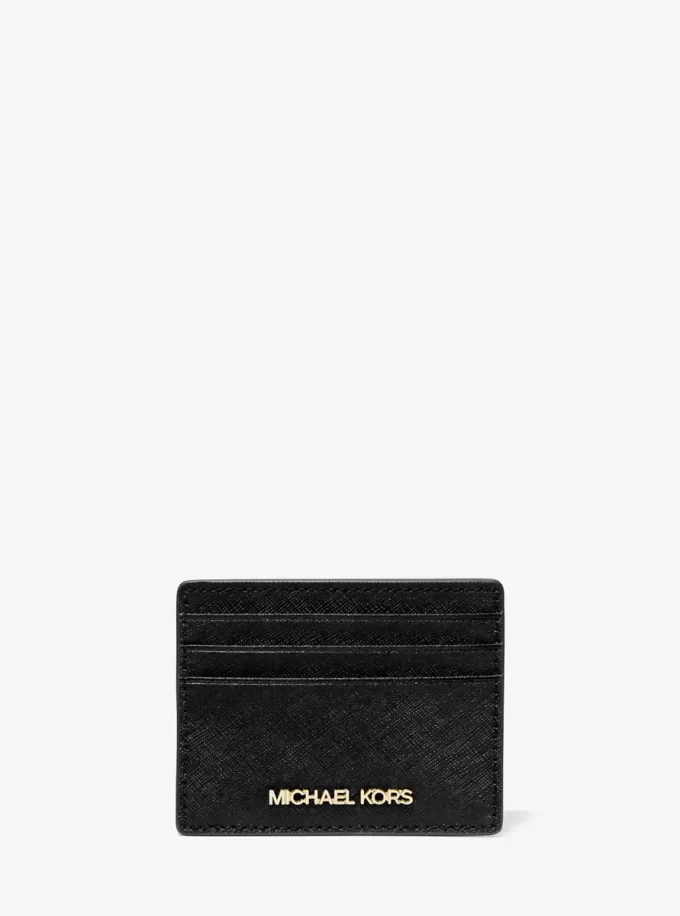 Medium Saffiano Leather Shoulder Bag and Card Case Gift Set