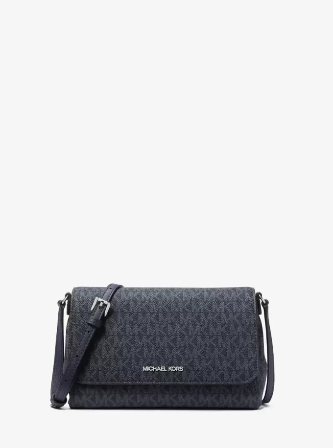 Medium Signature Logo Convertible Crossbody Bag Medium Signature Logo Convertible Crossbody Bag