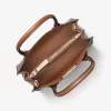 Mercer Medium Logo and Leather Accordion Crossbody Bag