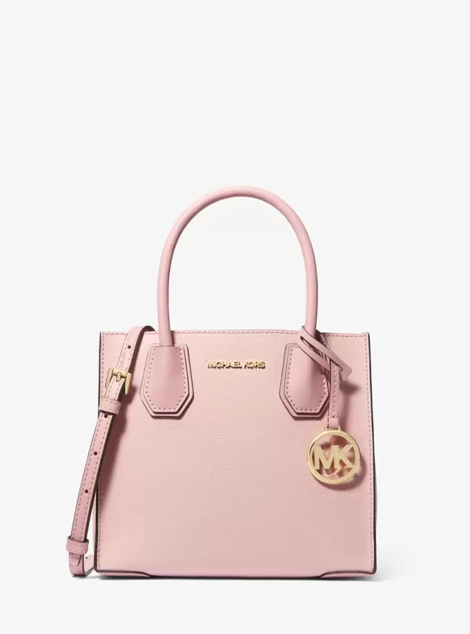 Mercer Medium Two-Tone Pebbled Leather Crossbody Bag Mercer Medium Two-Tone Pebbled Leather Crossbody Bag